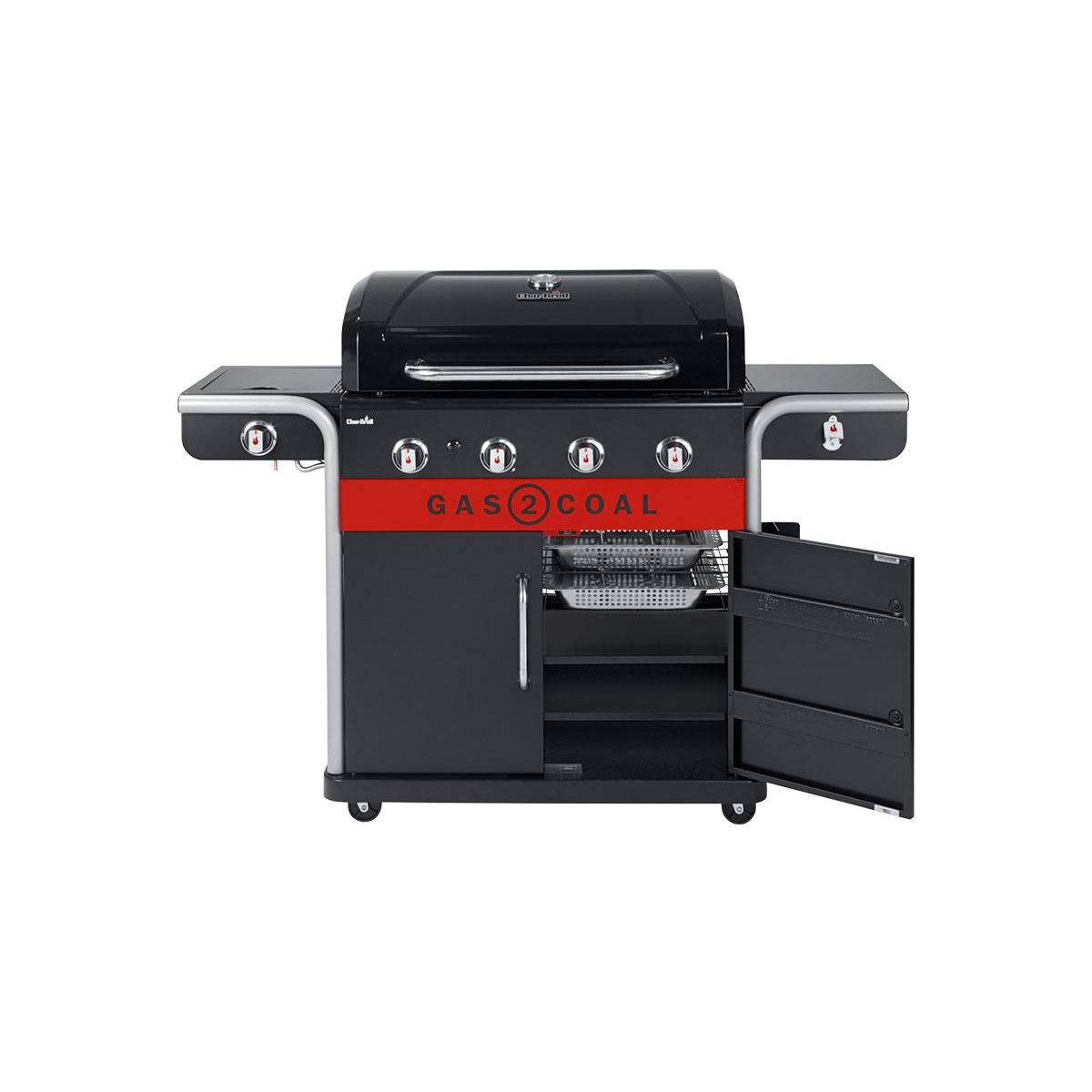 CHAR-BROIL 2 Tablettes intérieures pour barbecues Gas2Coal 2.0 4 brûleurs - Char-Broil