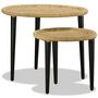 Voir la diapositive 3 : VIDAXL Table basse 2 pcs jute naturelle