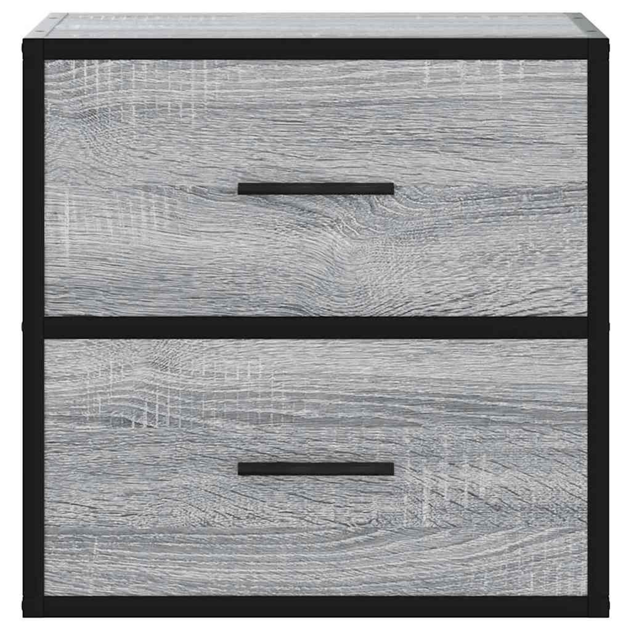 Voir la diapositive 5 : VIDAXL Table de chevet murale sonoma gris 40x31x39,5 cm