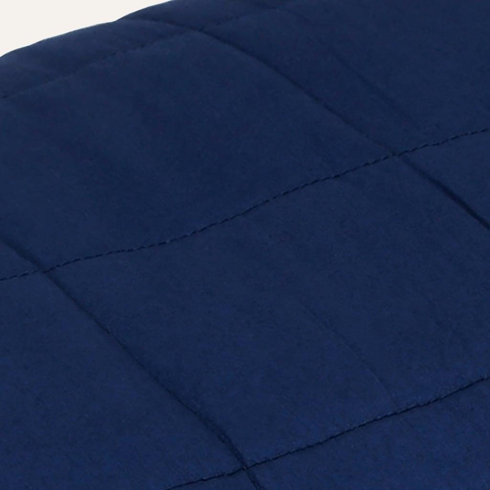 Voir la diapositive 4 : VIDAXL Couverture lestee Bleu 137x200 cm 6 kg Tissu