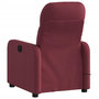 Voir la diapositive 4 : VIDAXL Fauteuil de massage inclinable electrique Rouge bordeaux Tissu