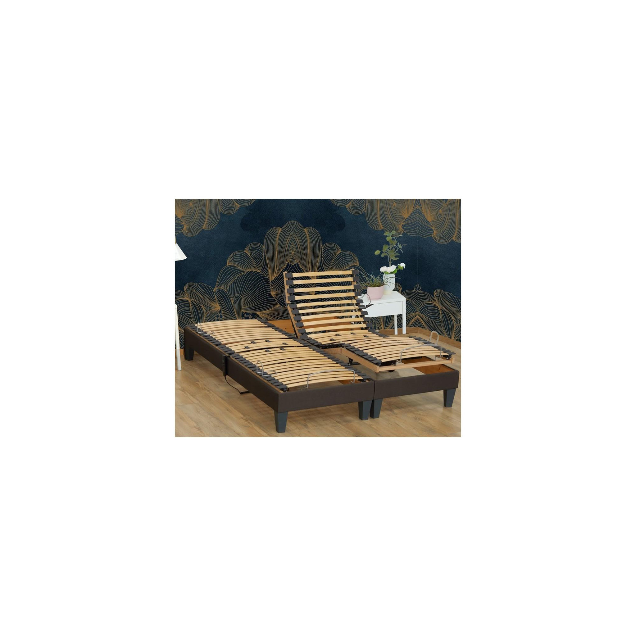 Voir la diapositive 2 : IDLITERIE Lot de 2 sommiers de relaxation électrique VANESSA, confort ajustable