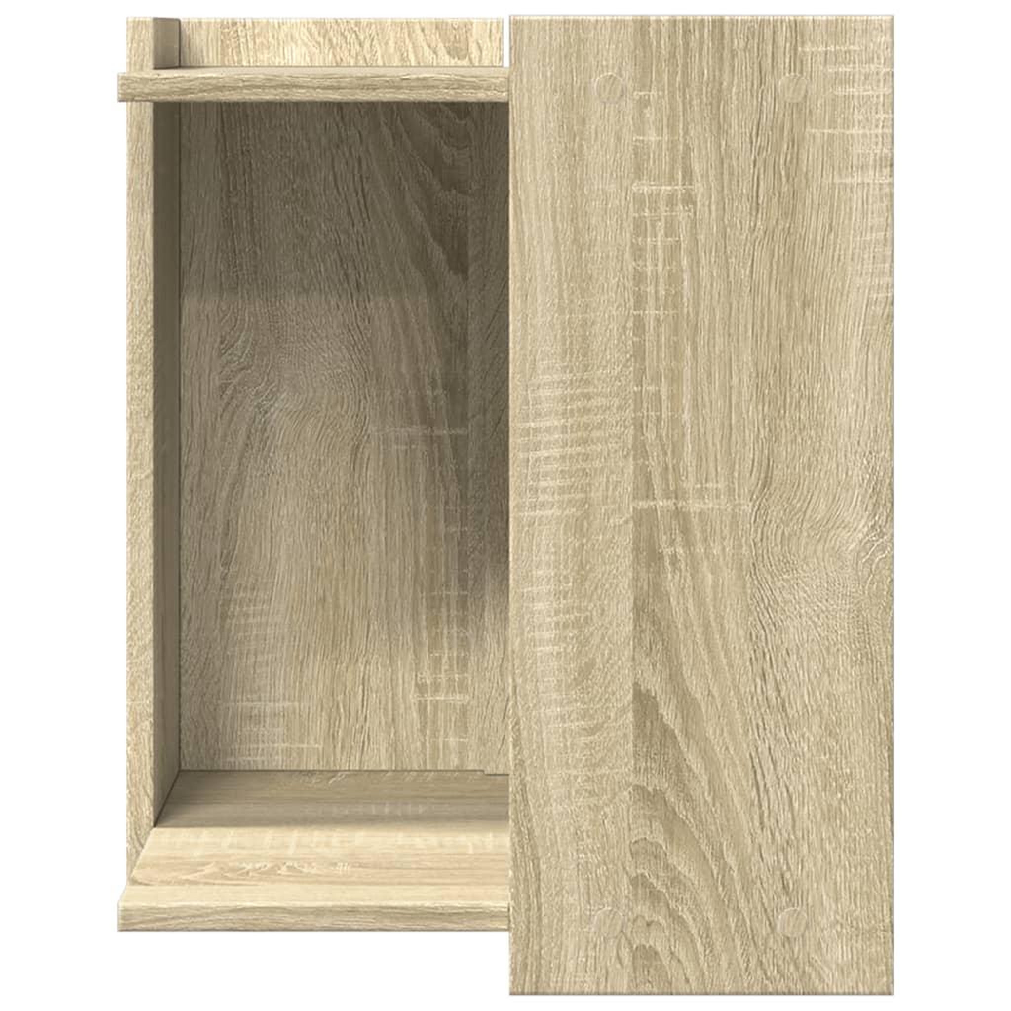 Voir la diapositive 4 : VIDAXL Meuble de bac a litiere pour chat chene sonoma bois ingenierie