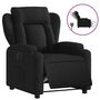 Voir la diapositive 2 : VIDAXL Fauteuil inclinable electrique Noir Tissu