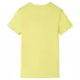 VIDAXL T-shirt pour enfants jaune 128