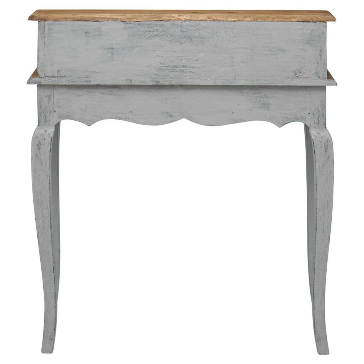 VIDAXL Bureau d'ecriture bois d'acajou massif 80x40x92 cm