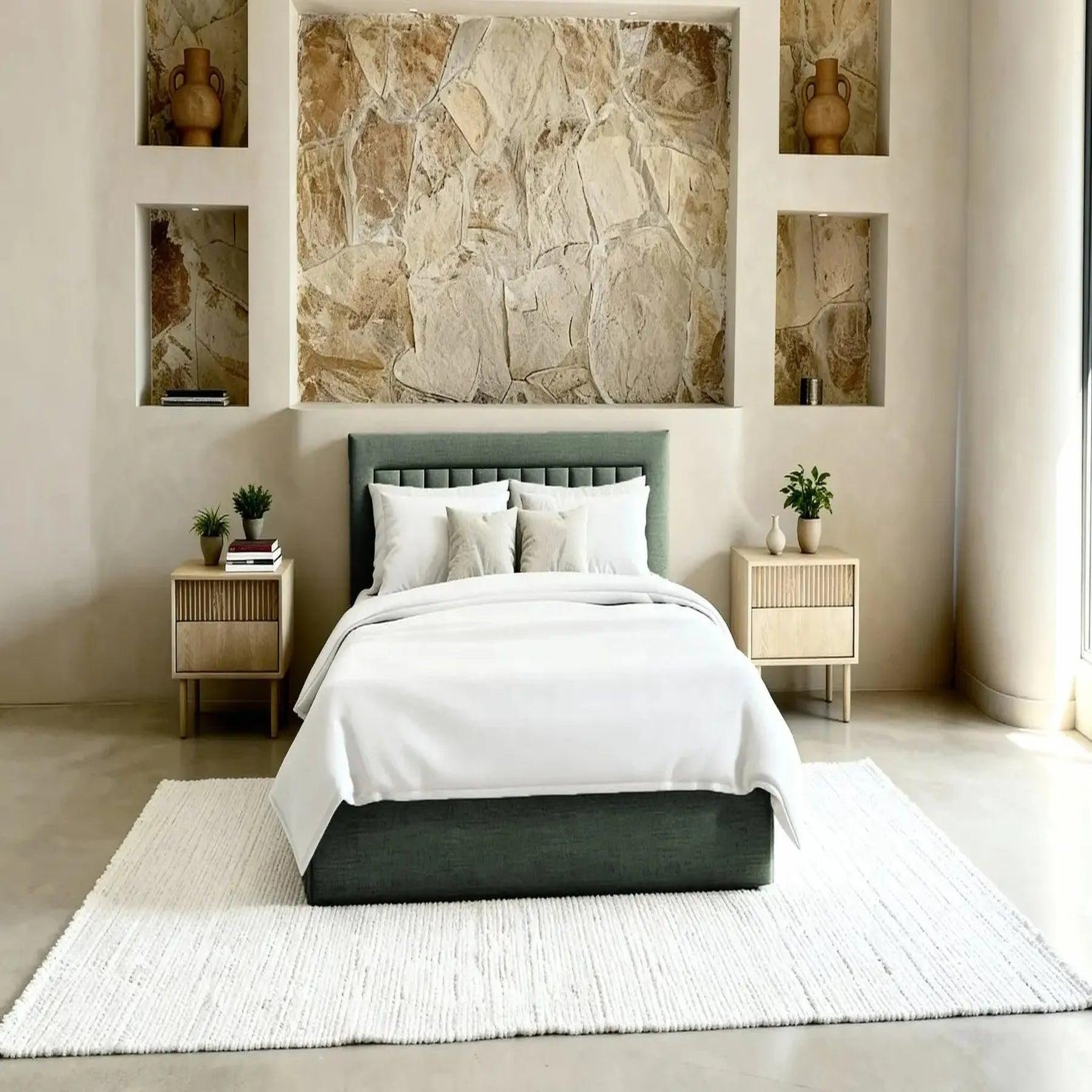 Voir la diapositive 4 : CASANOVA PARIS Camille - lit coffre tissu velours