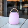 Voir la diapositive 3 : Lumisky Lampe enceinte bluetooth sans fil MAY PLAY Beige Polyéthylène H23CM