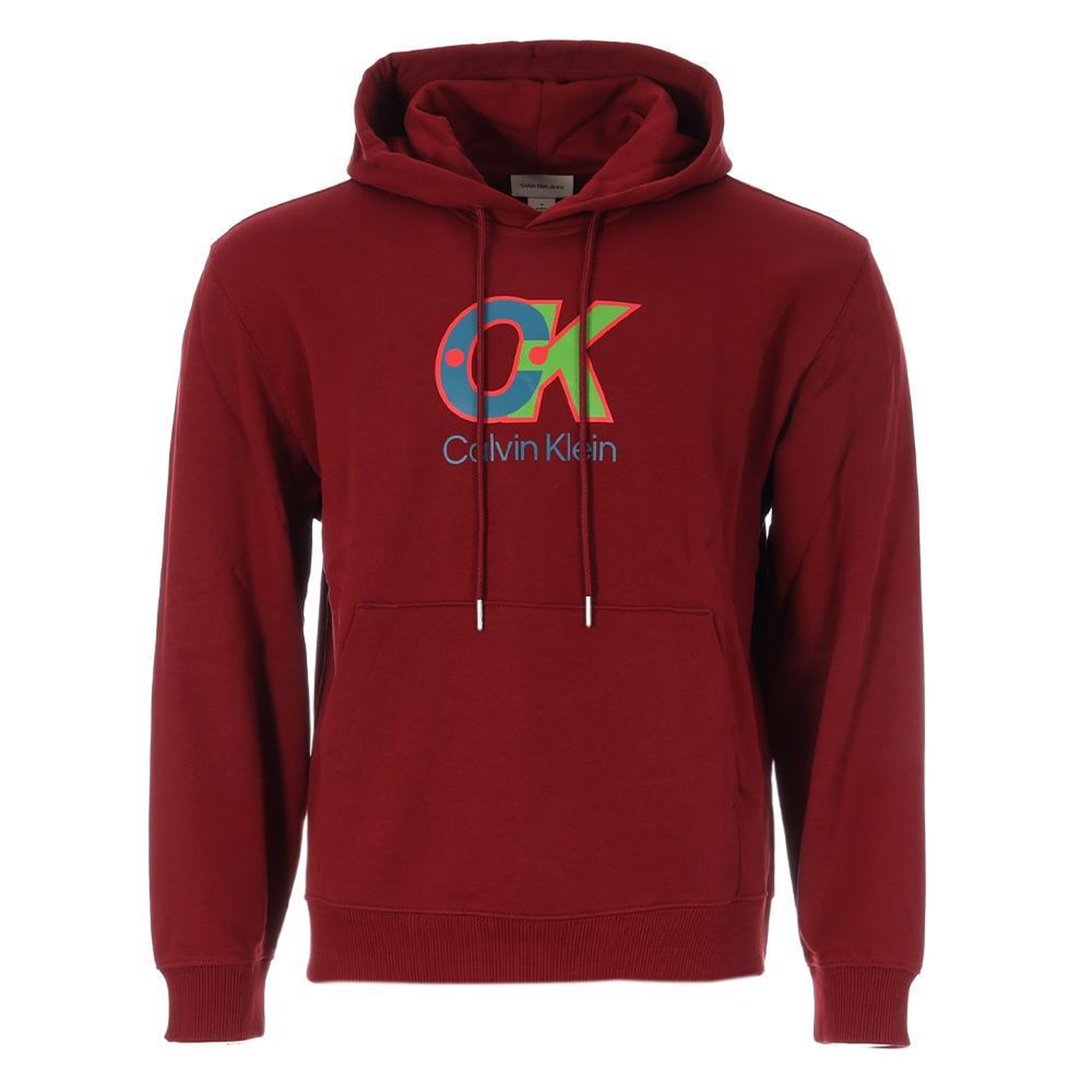 CALVIN KLEIN JEANS Sweat Bordeaux Homme Calvin Klein Jeans Terrys. Coloris disponibles : Rouge