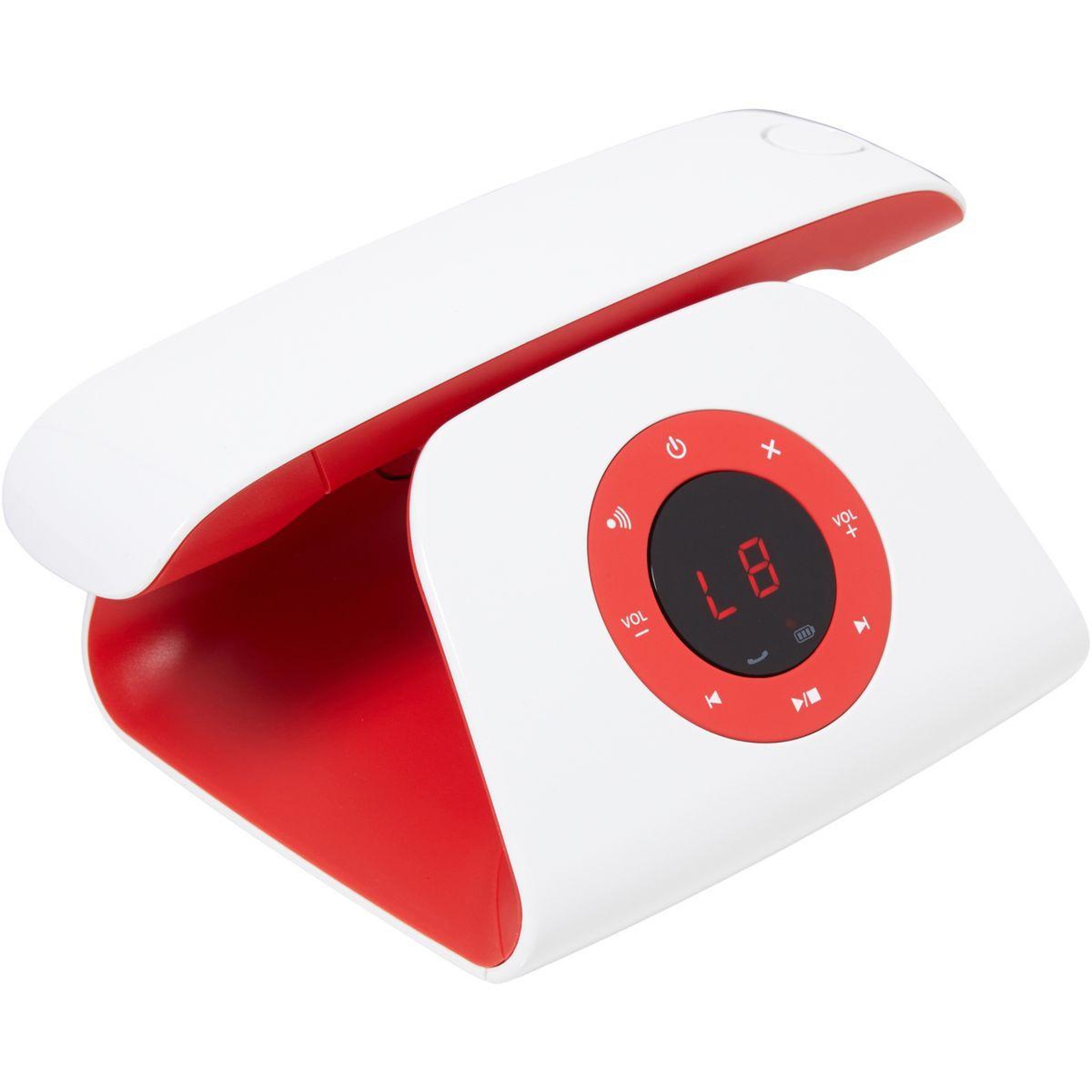 Voir la diapositive 1 : ESSENTIEL B Téléphone sans fil Comeback Solo Rouge