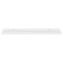 Voir la diapositive 4 : VIDAXL Etageres murales 4 pcs Blanc brillant 80x9x3 cm