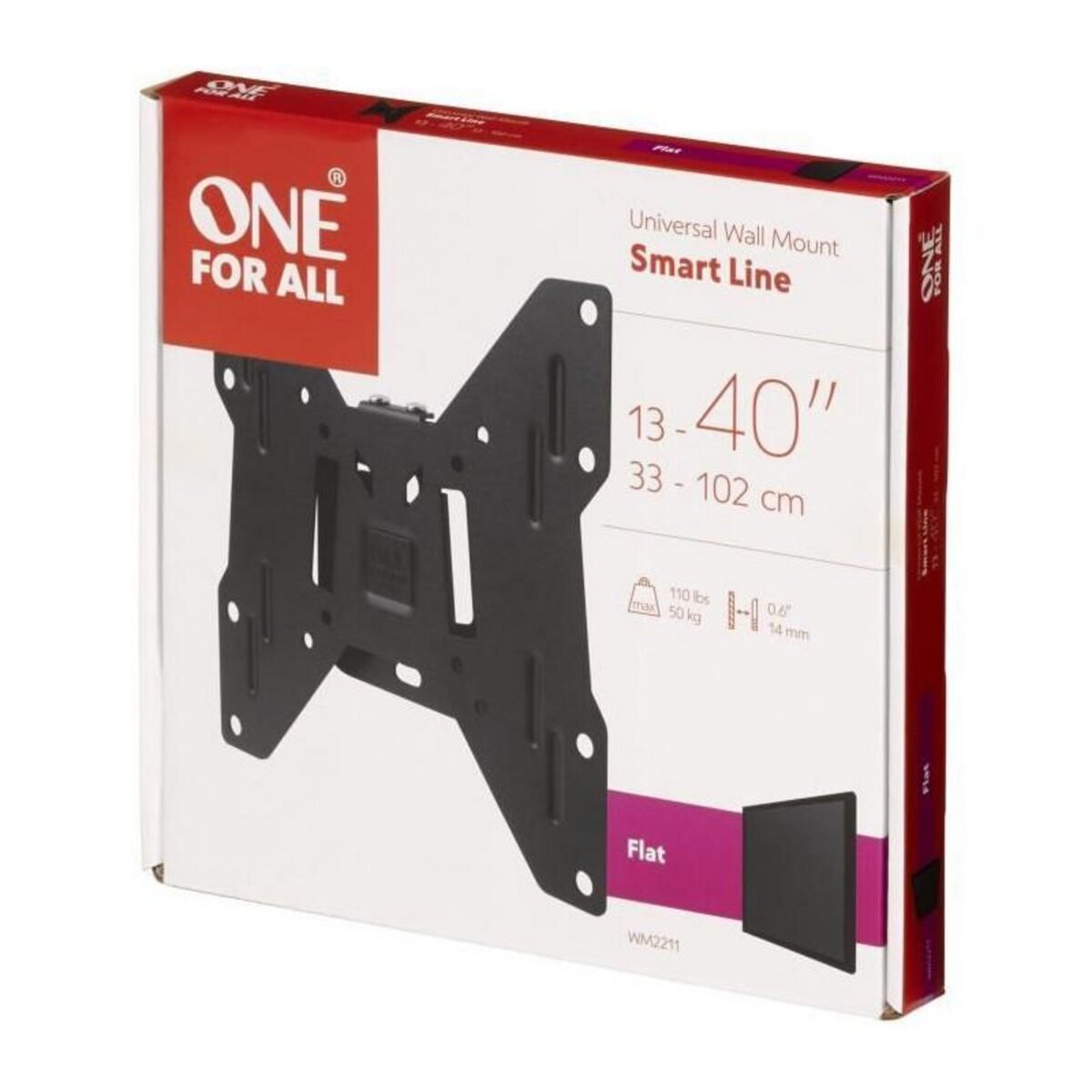 ONEFORALL1 ONE FOR ALL WM2211 Support mural pour TV de 33 a 102cm 13-40