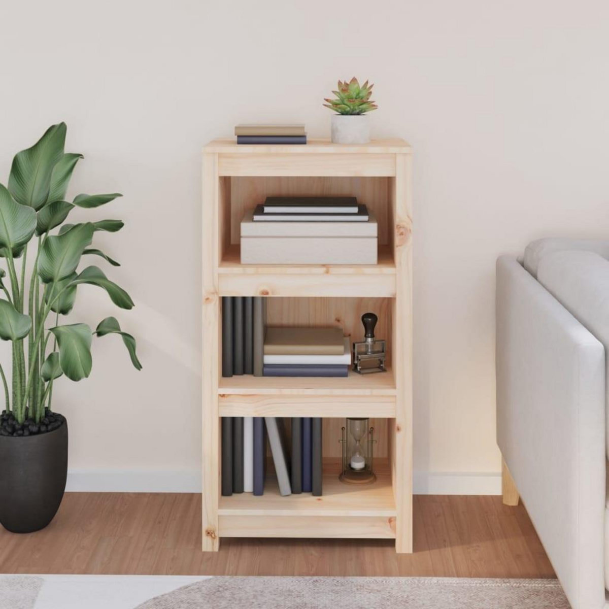 VIDAXL Bibliotheque 50x35x97 cm Bois de pin massif