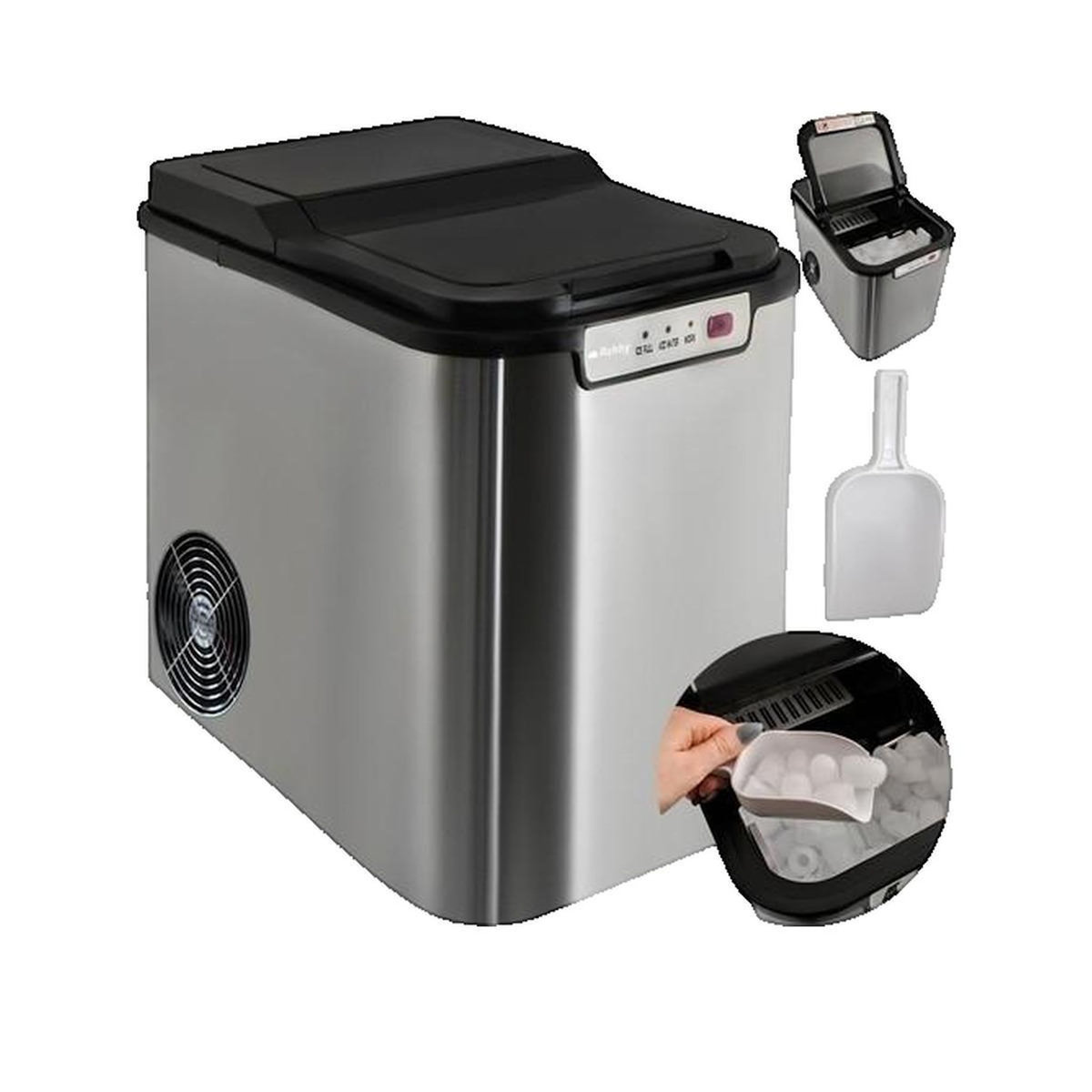 MALTECO Machine à glaçons malatec Modèle à glace 120W inox