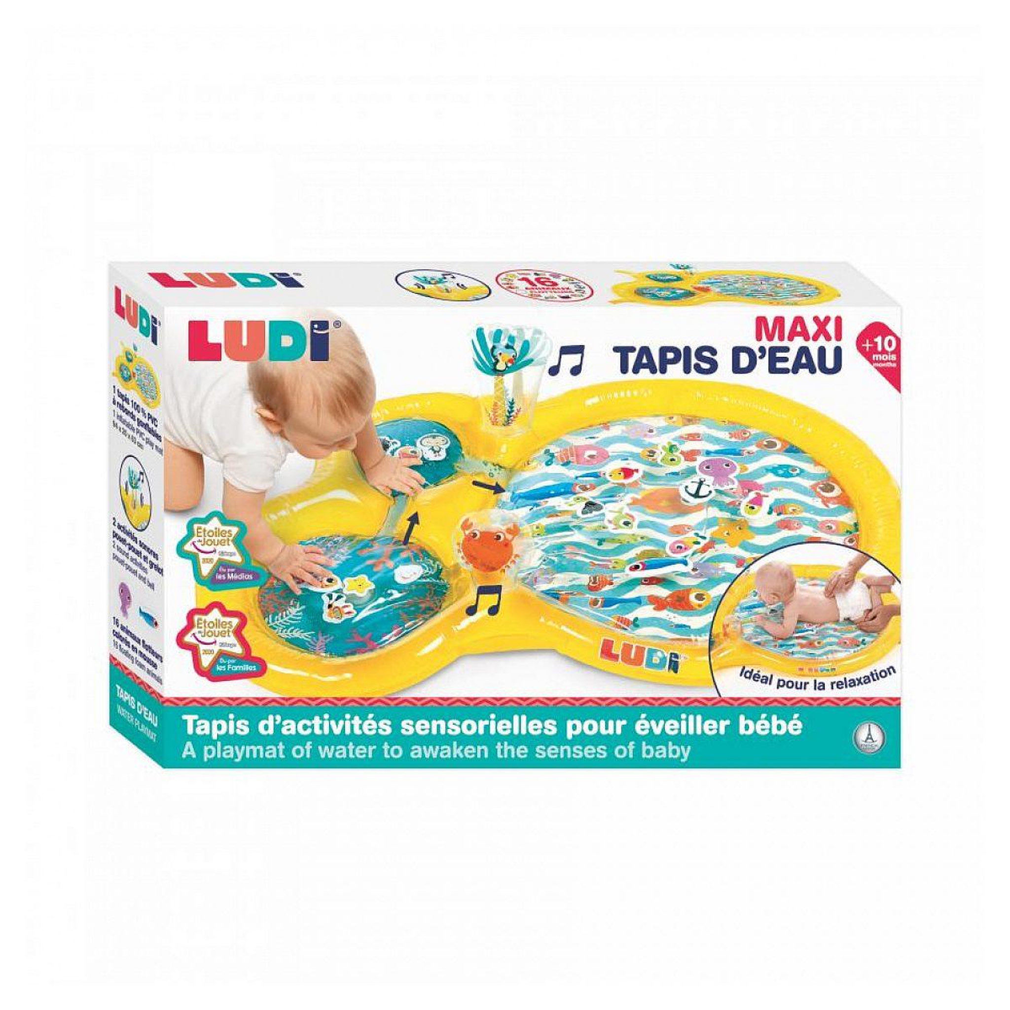 LUDI Tapis jeu à eau pour bebe
