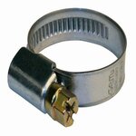 CENTRALE BRICO Lot de 2 colliers de serrage en inox l.8 mm diam.min. 18 mm - maxi 28 mm