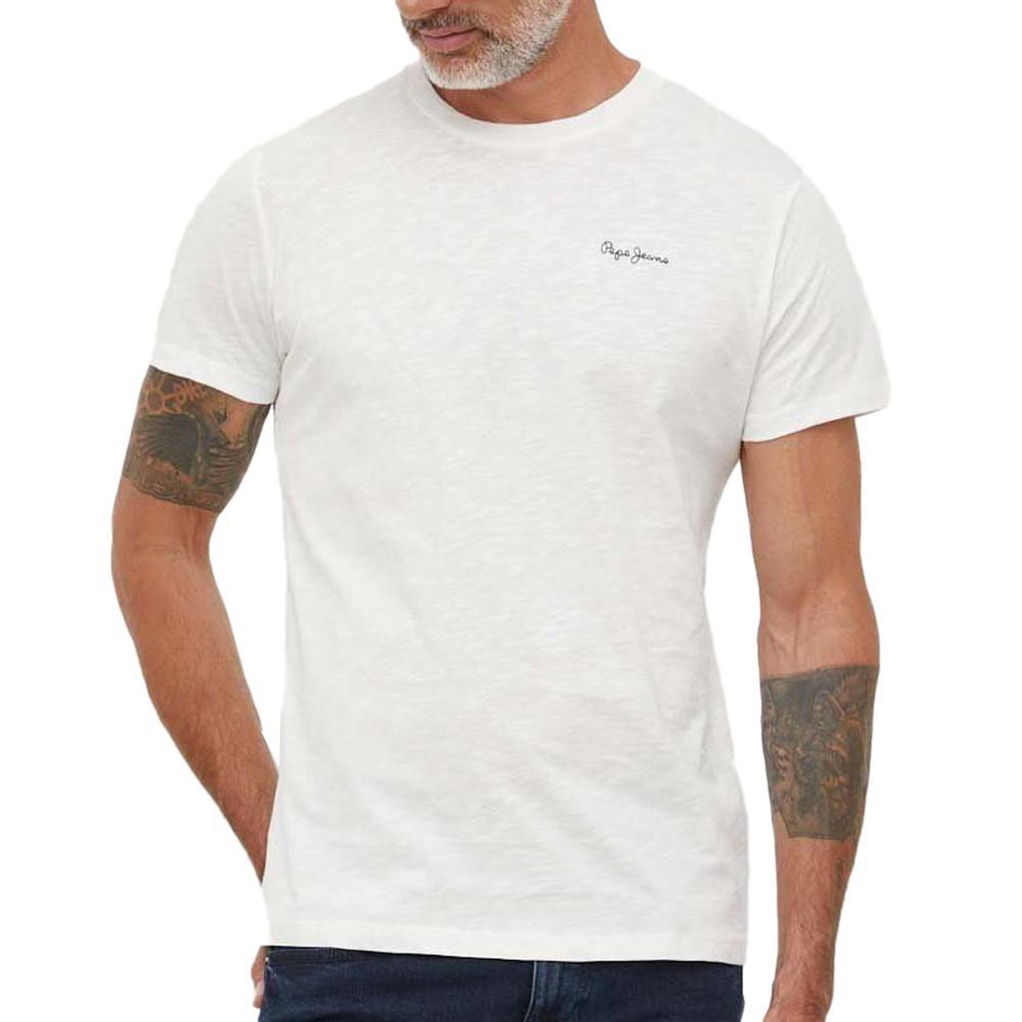 Pepe Jeans T shirt  Homme Pepe Jeans Wiltshire. Coloris disponibles : Blanc