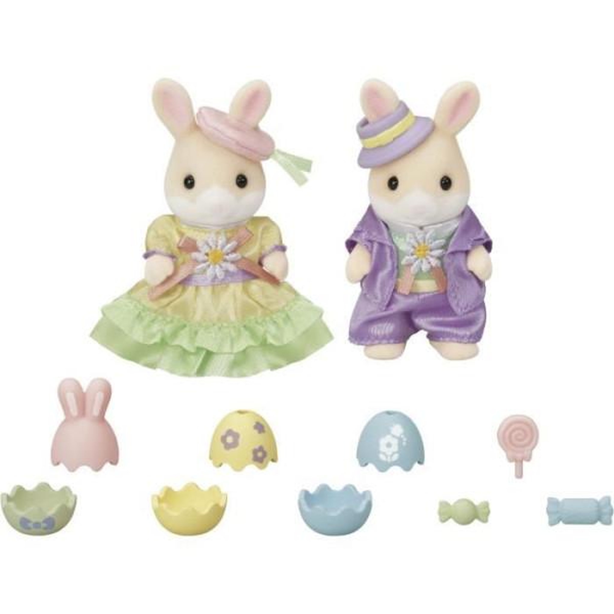 Voir la diapositive 2 : Sylvanian Families Poupée Lapin Marguerite - Chasse aux oeufs - SYLVANIAN FAMILIES