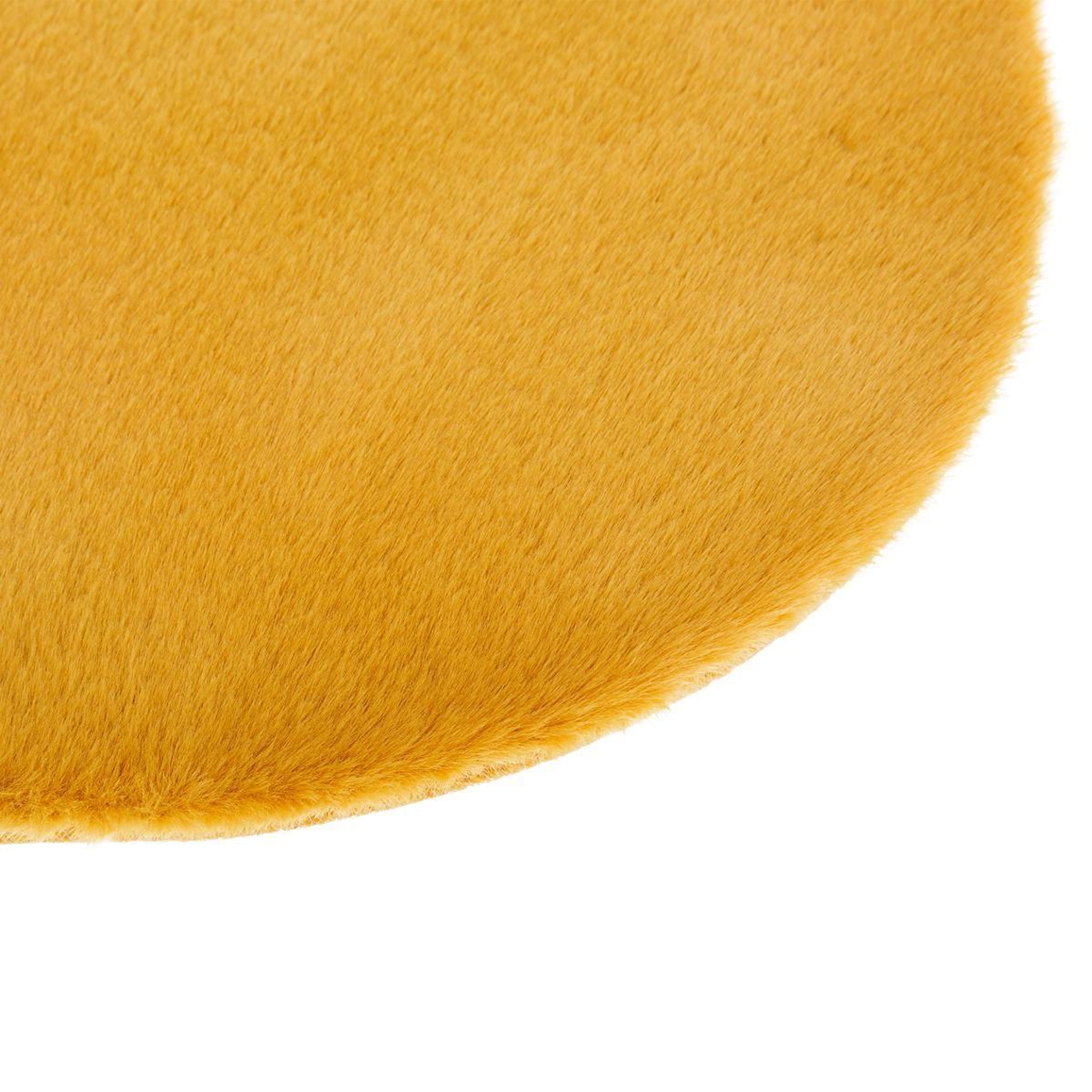 Voir la diapositive 2 : ATMOSPHERA Tapis imitation fourrure  doucea  60x90cm ocre
