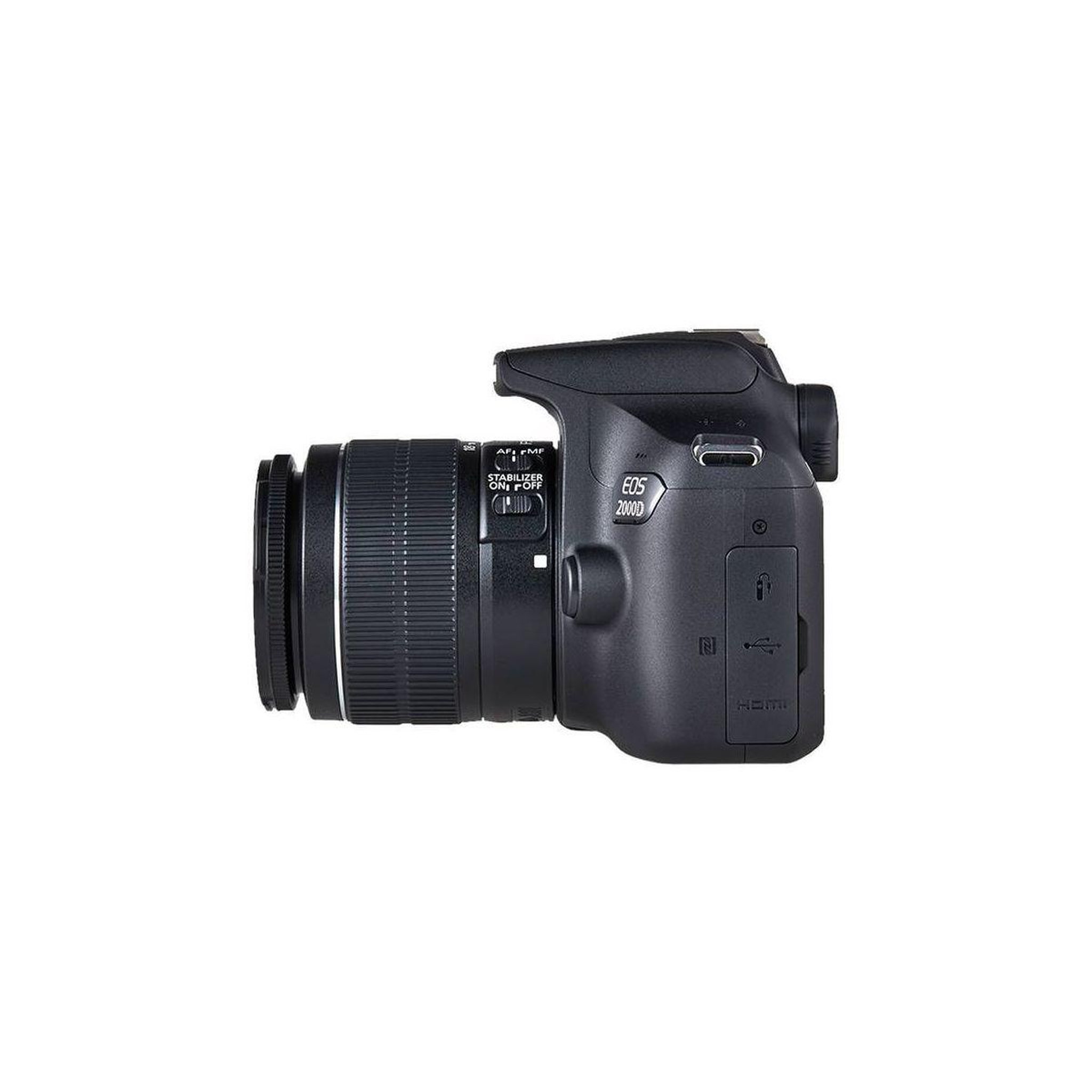 Voir la diapositive 3 : Canon Appareil photo Reflex EOS 2000D+18-55mm+55-250mm+Etui+16Go