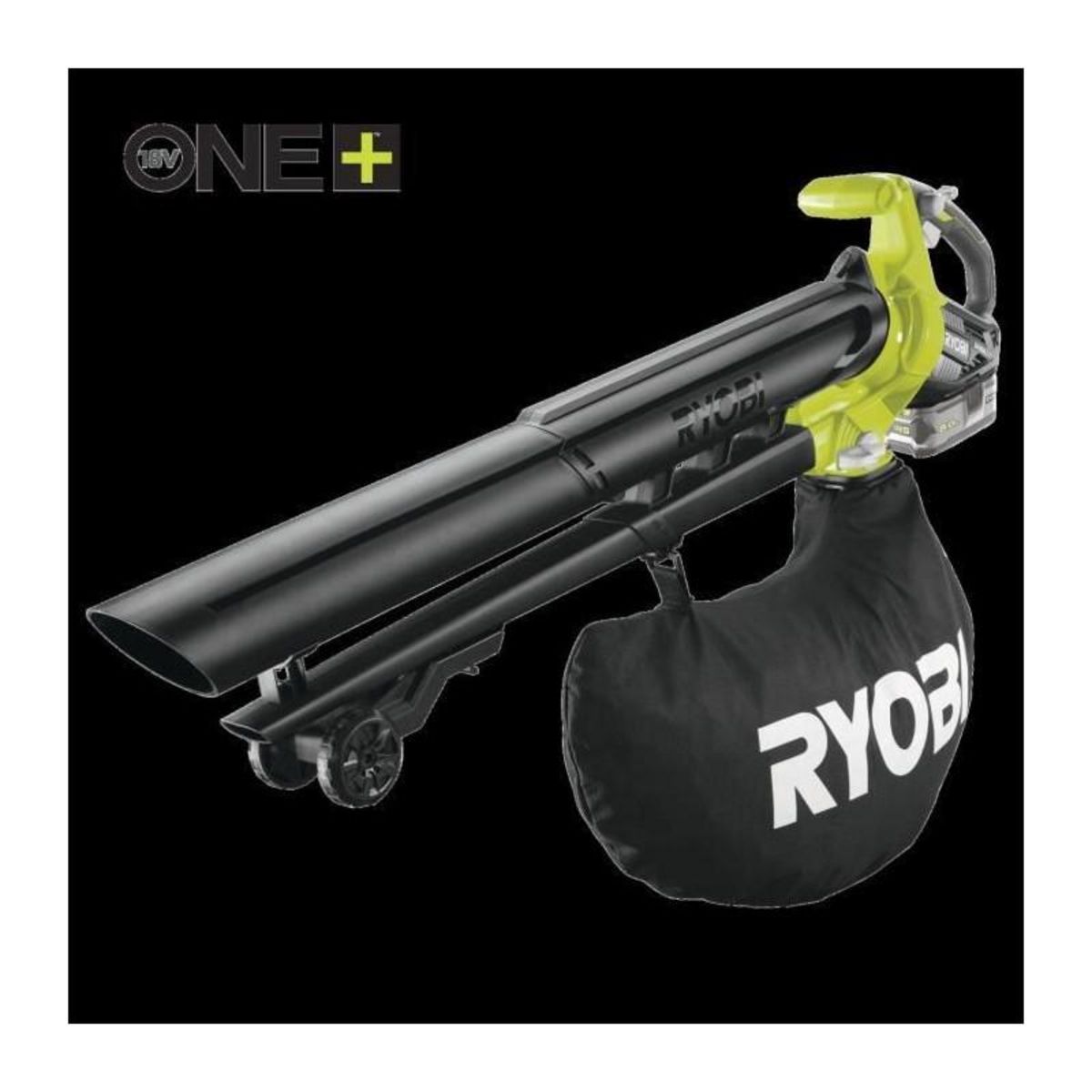 Ryobi Souffleur aspiro-broyeur RYOBI - OBV18 - 18V One+ Brushless - Sans batterie ni chargeur