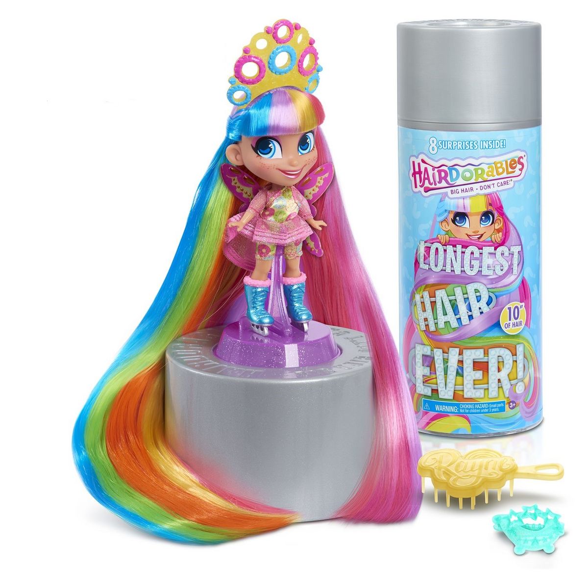 GP TOYS Poupée surprise cheveux super longs Hairdorables
