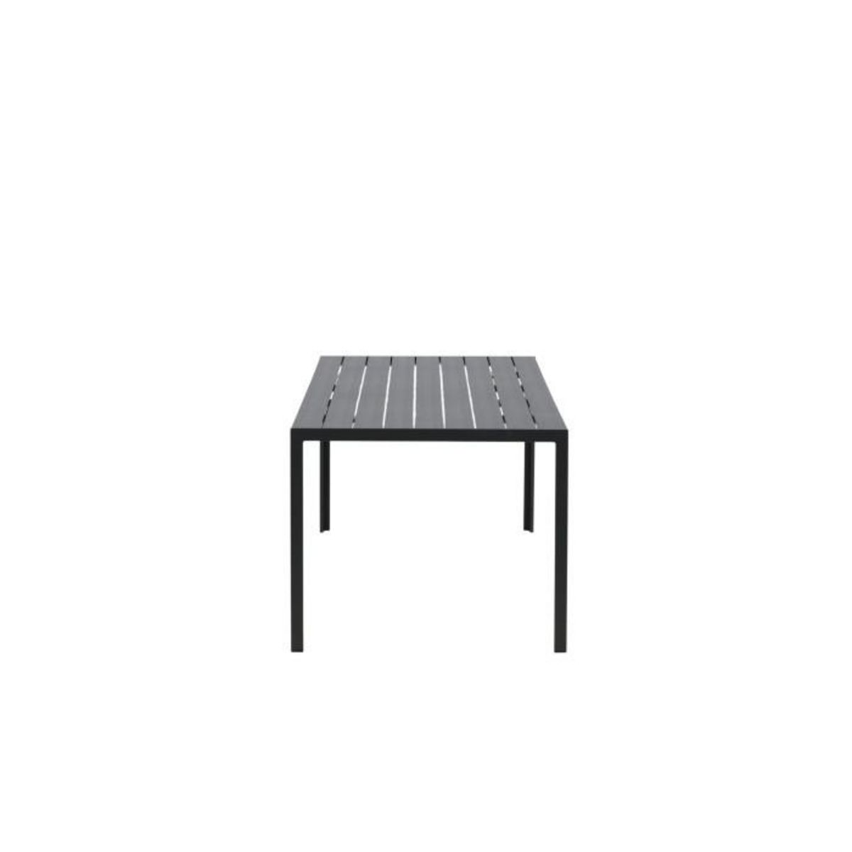 Paris Prix Table de Jardin  Break  205cm Noir