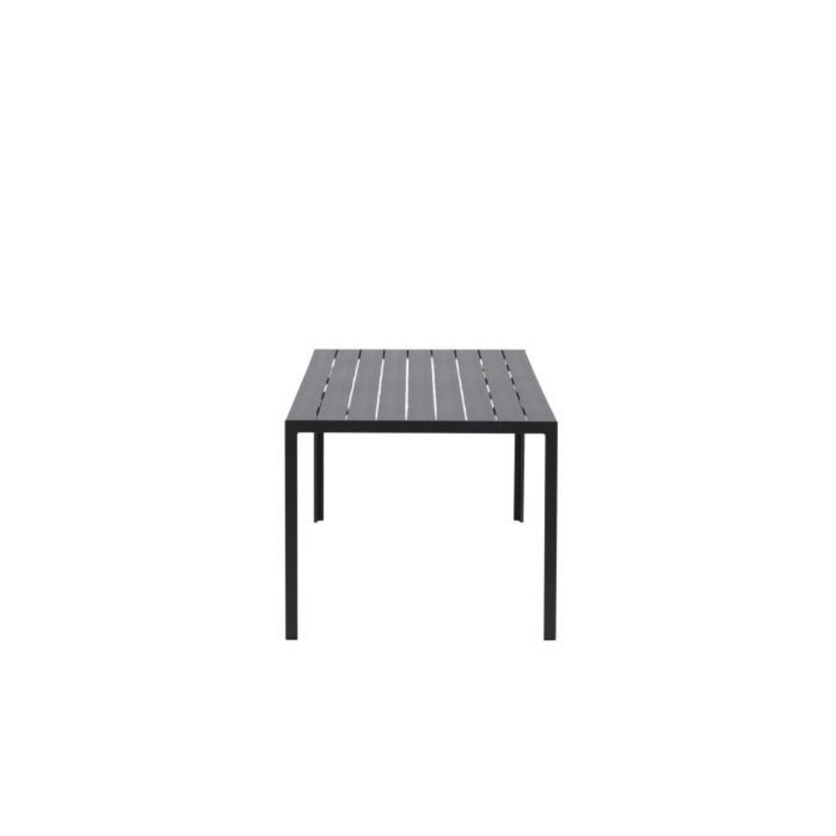 Paris Prix Table de Jardin  Break  205cm Noir