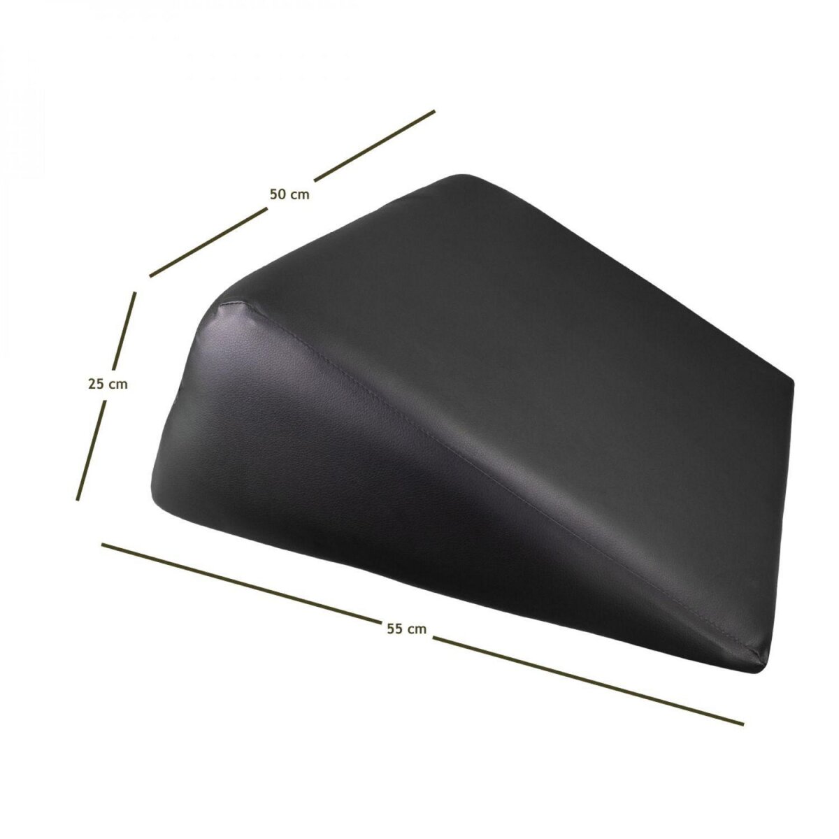 VIVEZEN Coussin incliné cale dos ou jambes triangulaire