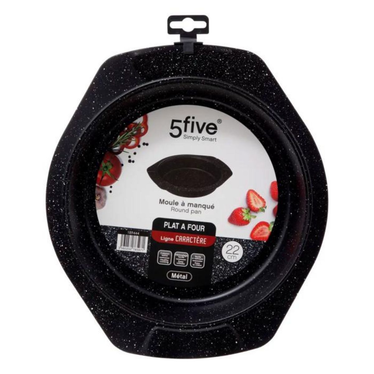 FIVE Moule à Manqué  Caractère  29cm Noir