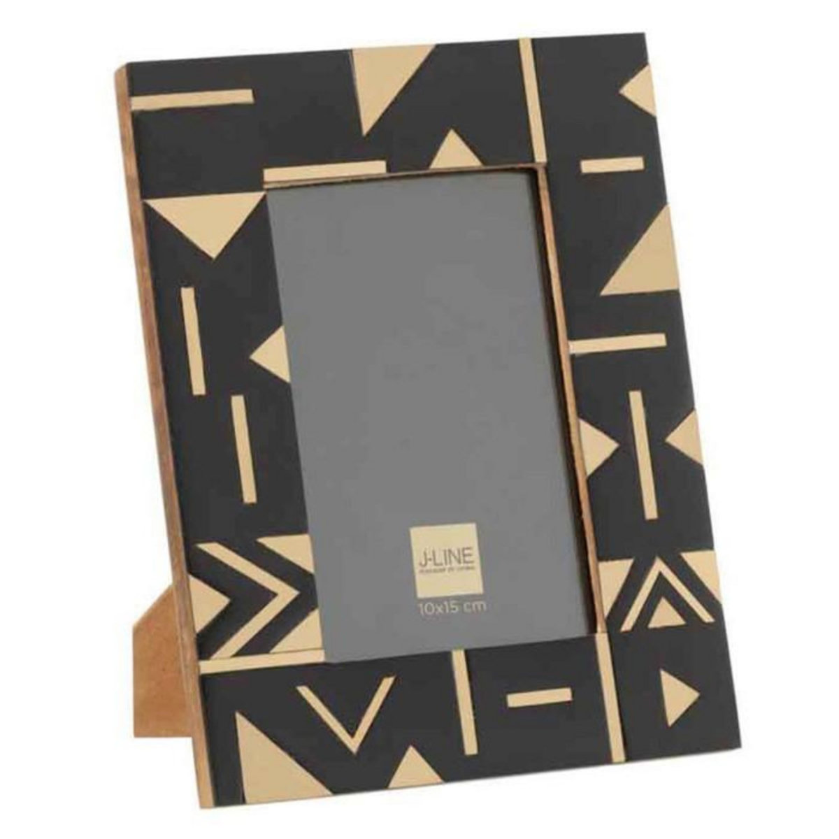 Paris Prix Cadre Photo Déco  Géométrique  10x15cm Noir & Or