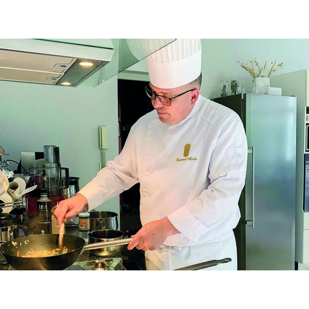 Smartbox Prestation de 4h par un chef cuisinier d'un menu Gourmet à domicile pour 2 - Coffret Cadeau Gastronomie