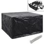 Voir la diapositive 2 : VIDAXL Housses de salon de jardin 2 pcs Rotin 8 œillets 172x113 cm
