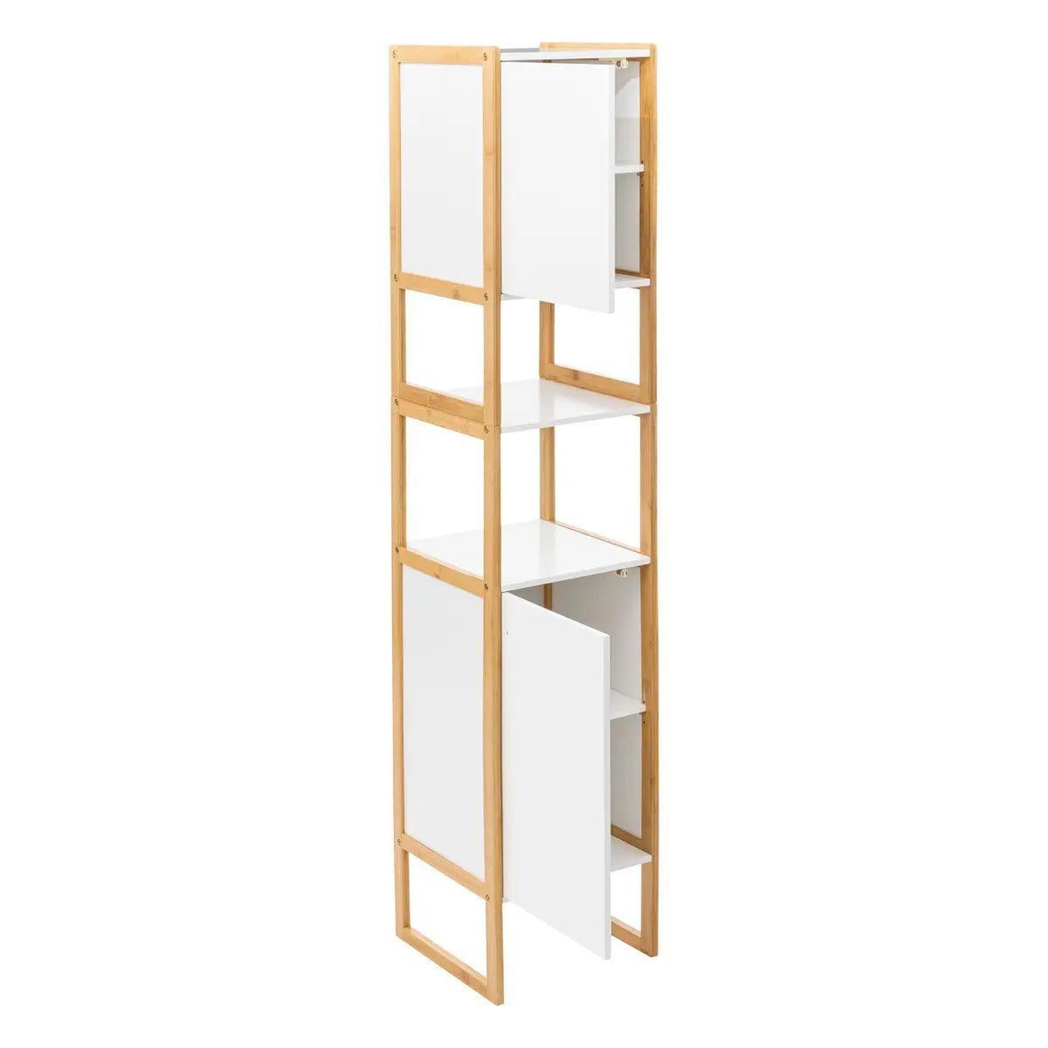 Voir la diapositive 2 : FIVE Colonne 2 portes  natureo  170cm blanc