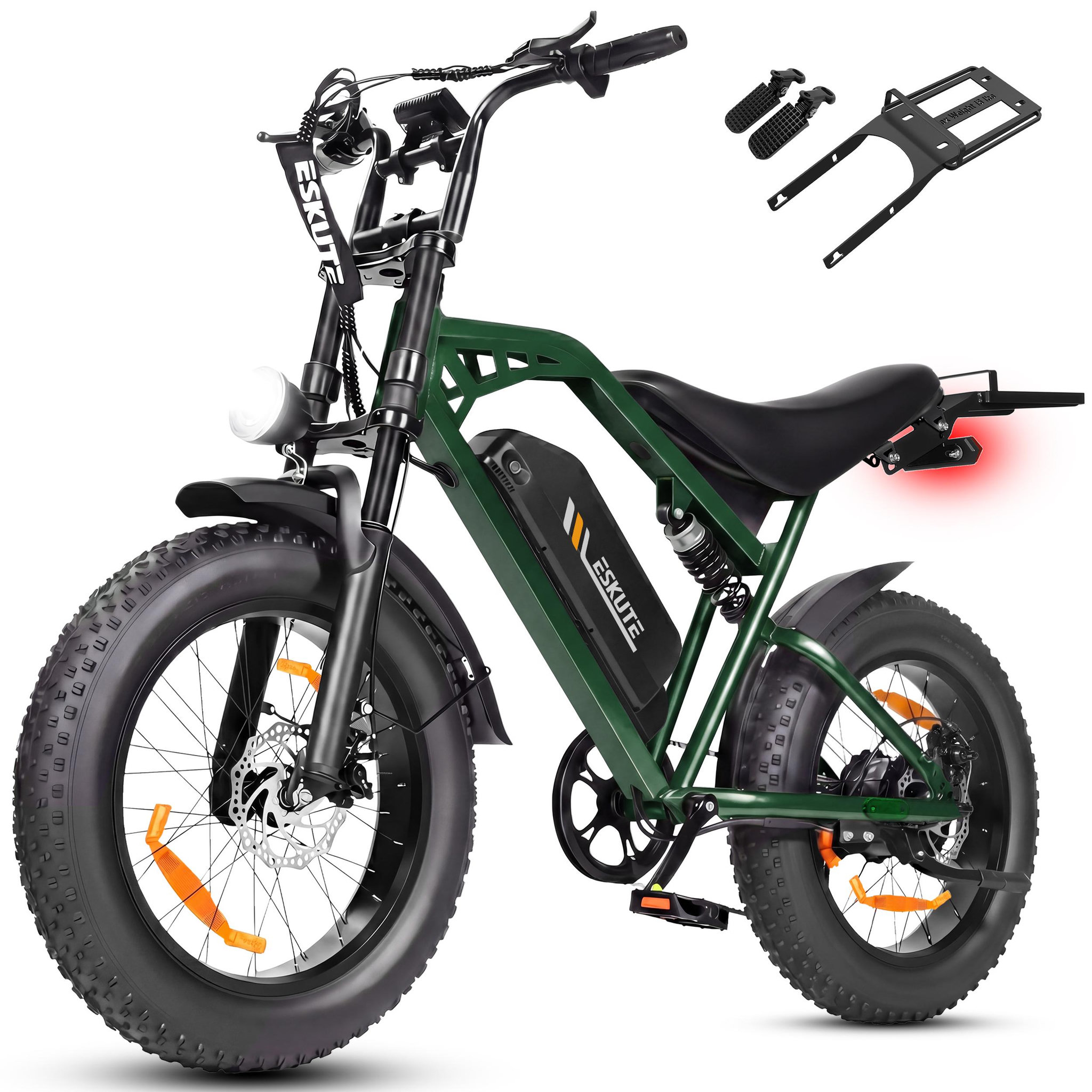 Voir la diapositive 1 : ESKUTE Vélo électrique ESKUTE V202, 48V 20,8Ah