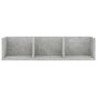 Voir la diapositive 4 : VIDAXL Etagere murale a CD Gris beton 75x18x18 cm Bois d'ingenierie
