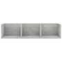 Voir la diapositive 4 : VIDAXL Etagere murale a CD Gris beton 75x18x18 cm Bois d'ingenierie