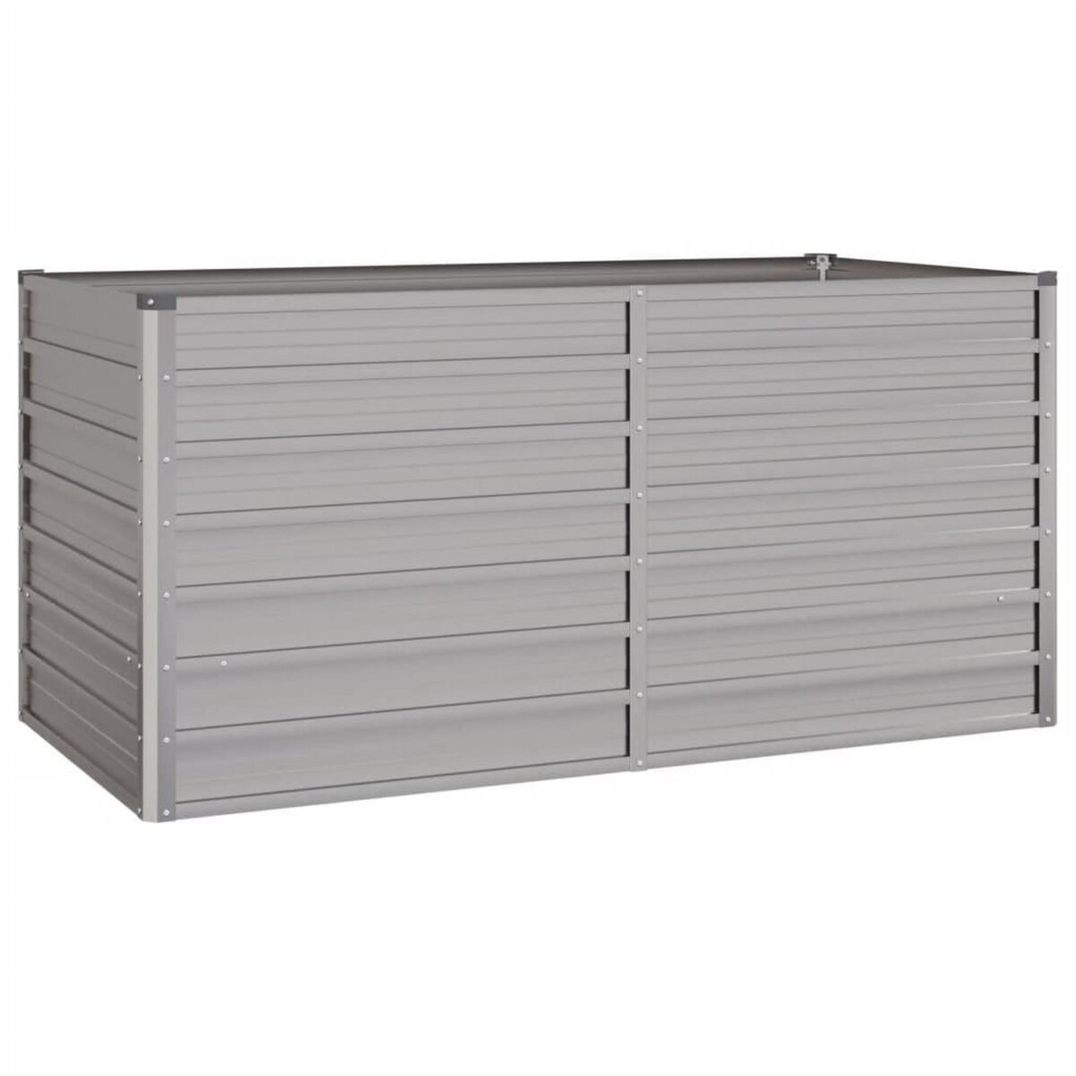 VIDAXL Lit sureleve de jardin rouille 160x80x77 cm acier corten