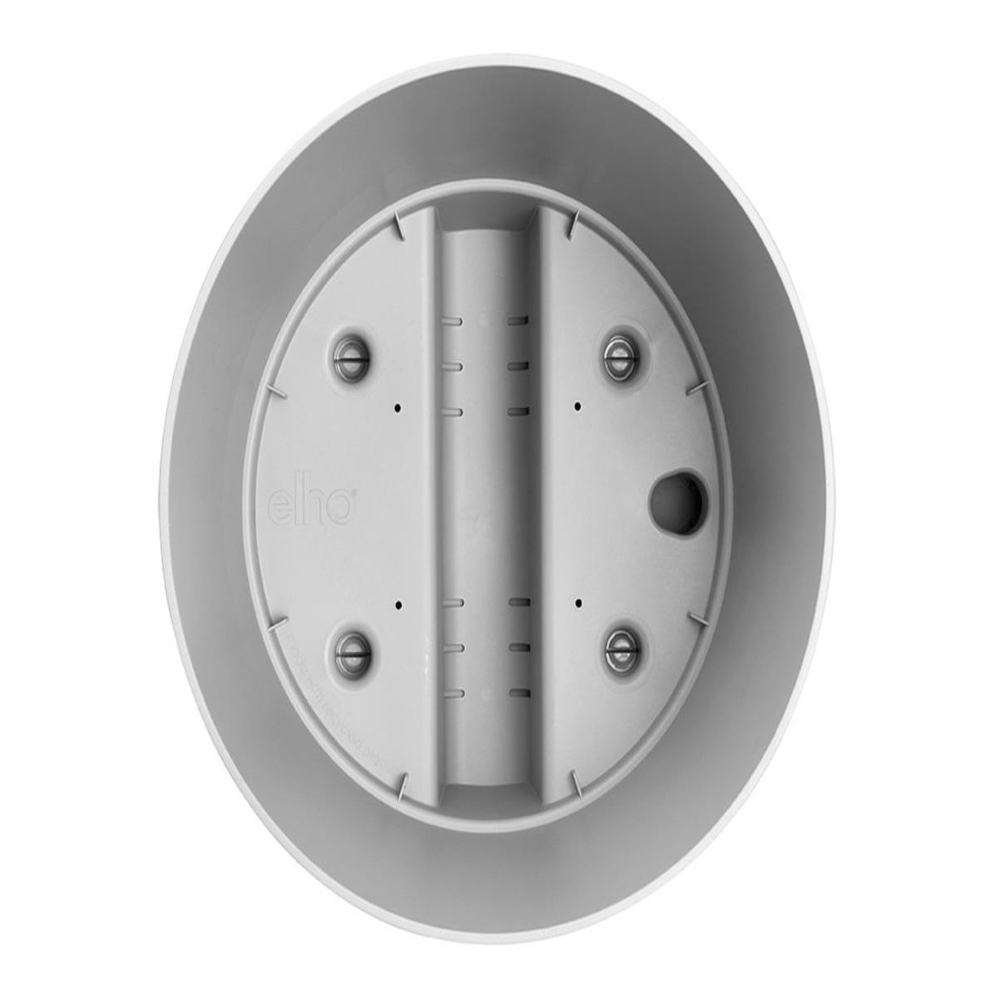 Voir la diapositive 3 : ELHO Pot de fleurs rond extérieur/intérieur Ø 35 cm Elho Aqua Care Greensense gris ciment