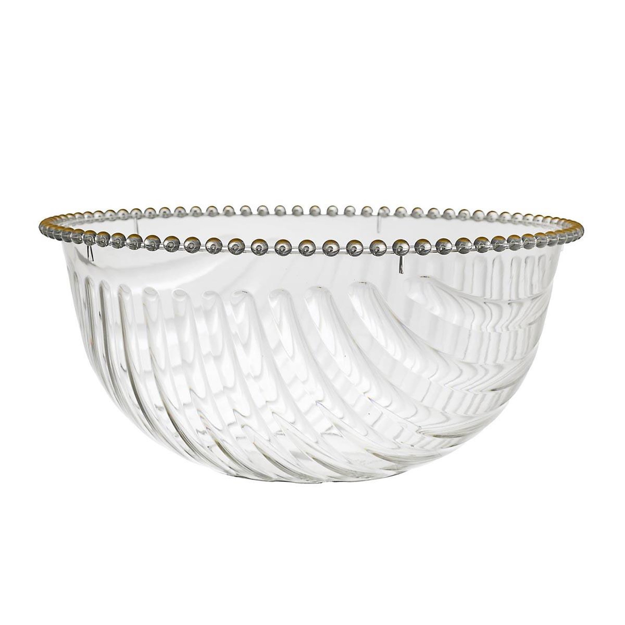 The Home Deco Factory Saladier design  sabah  32cm transparent