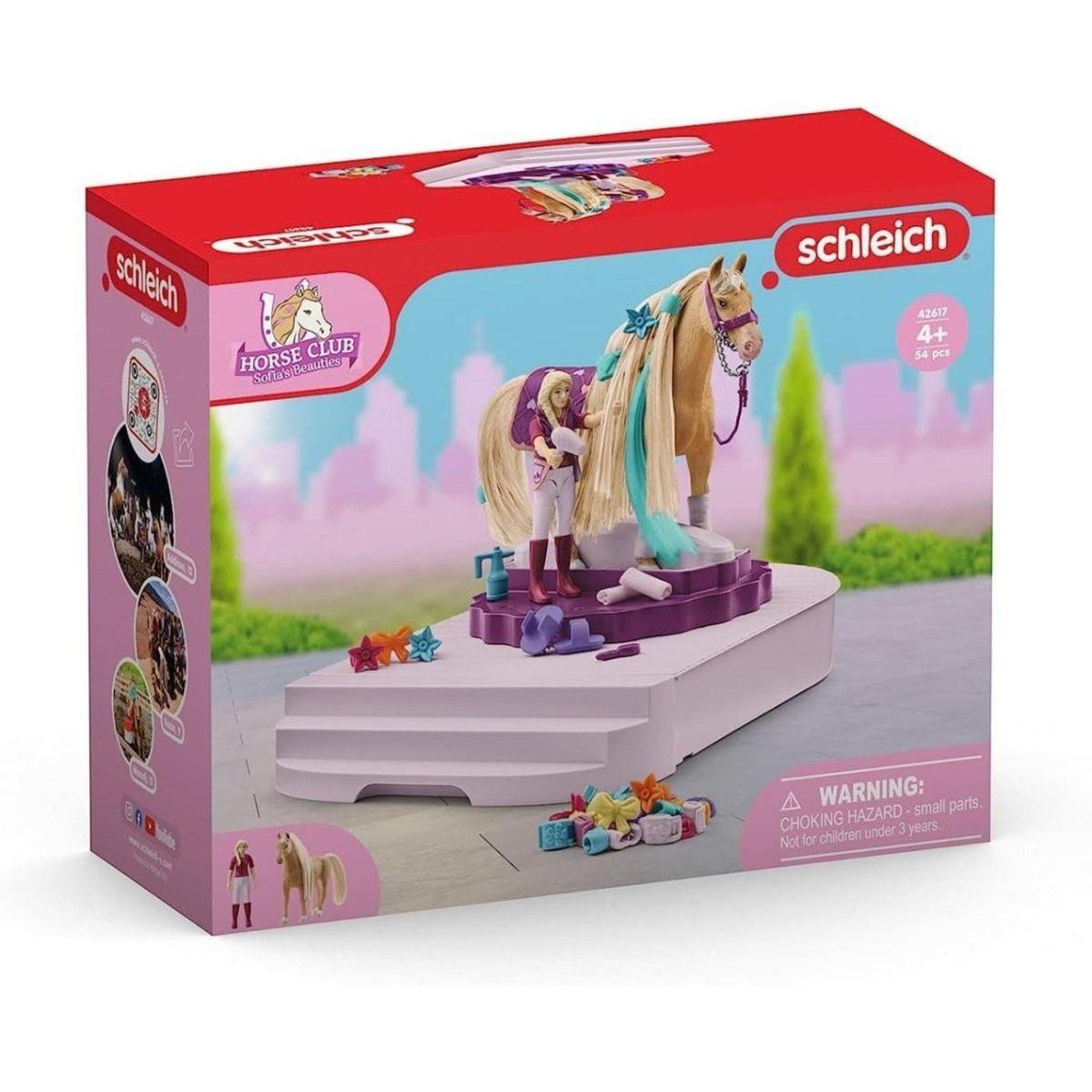 Schleich Coffret  42617 horse club - station de toilettage rotative