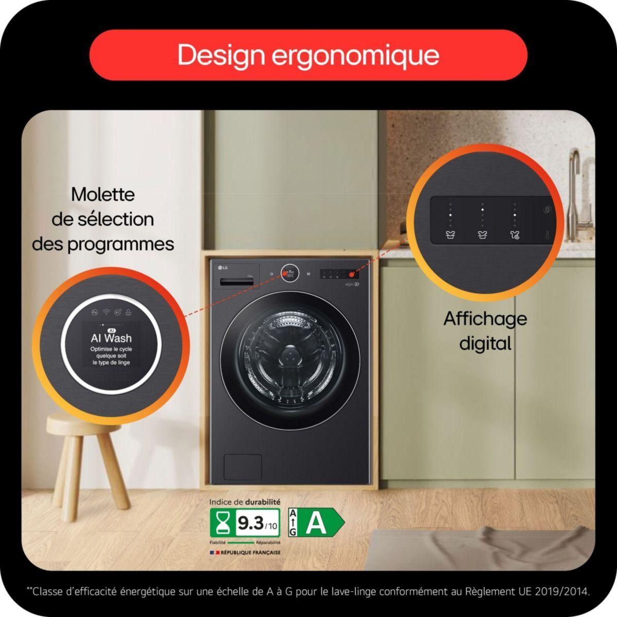 LG Lave linge hublot F20F12BST