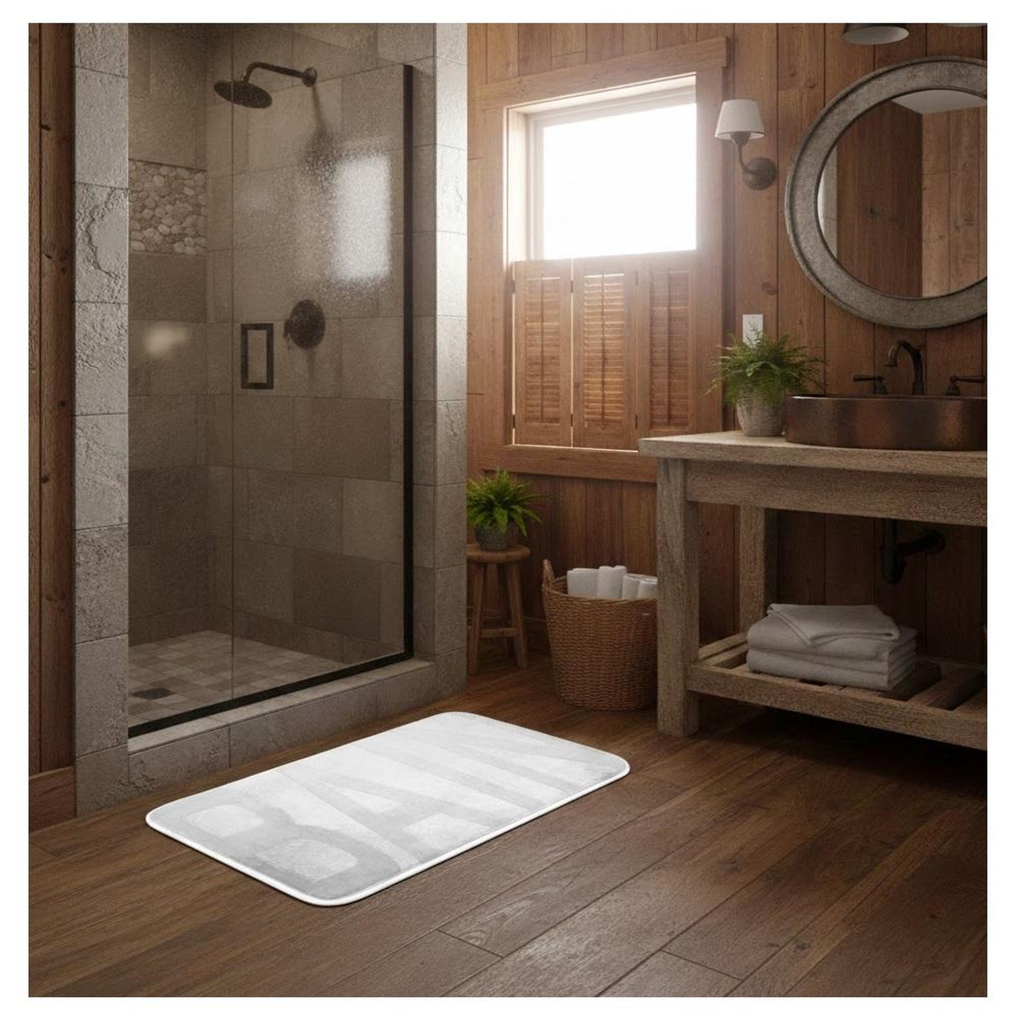 Voir la diapositive 2 : Eden Tapis de bain collection bain design et moderne