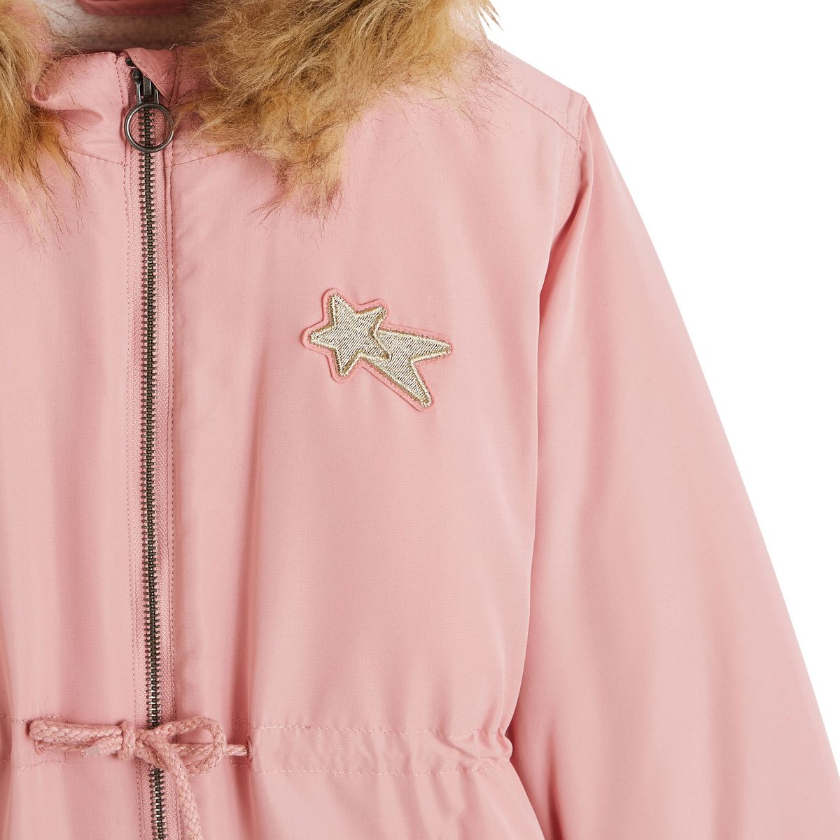 IN EXTENSO Manteau rose fille