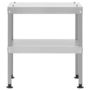 Voir la diapositive 2 : VIDAXL Table pour fumoir a four 40x28x44,5 cm acier galvanise