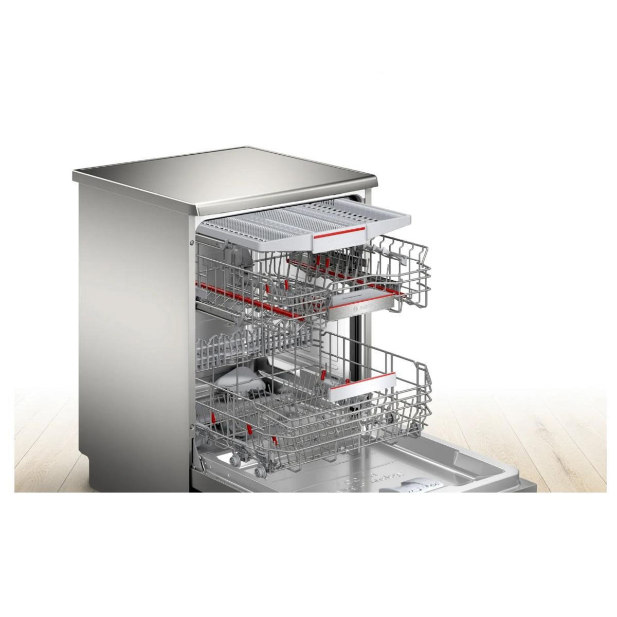 BOSCH Lave-vaisselle 60cm 14 couverts 38db inox - SMS6ZCI12E