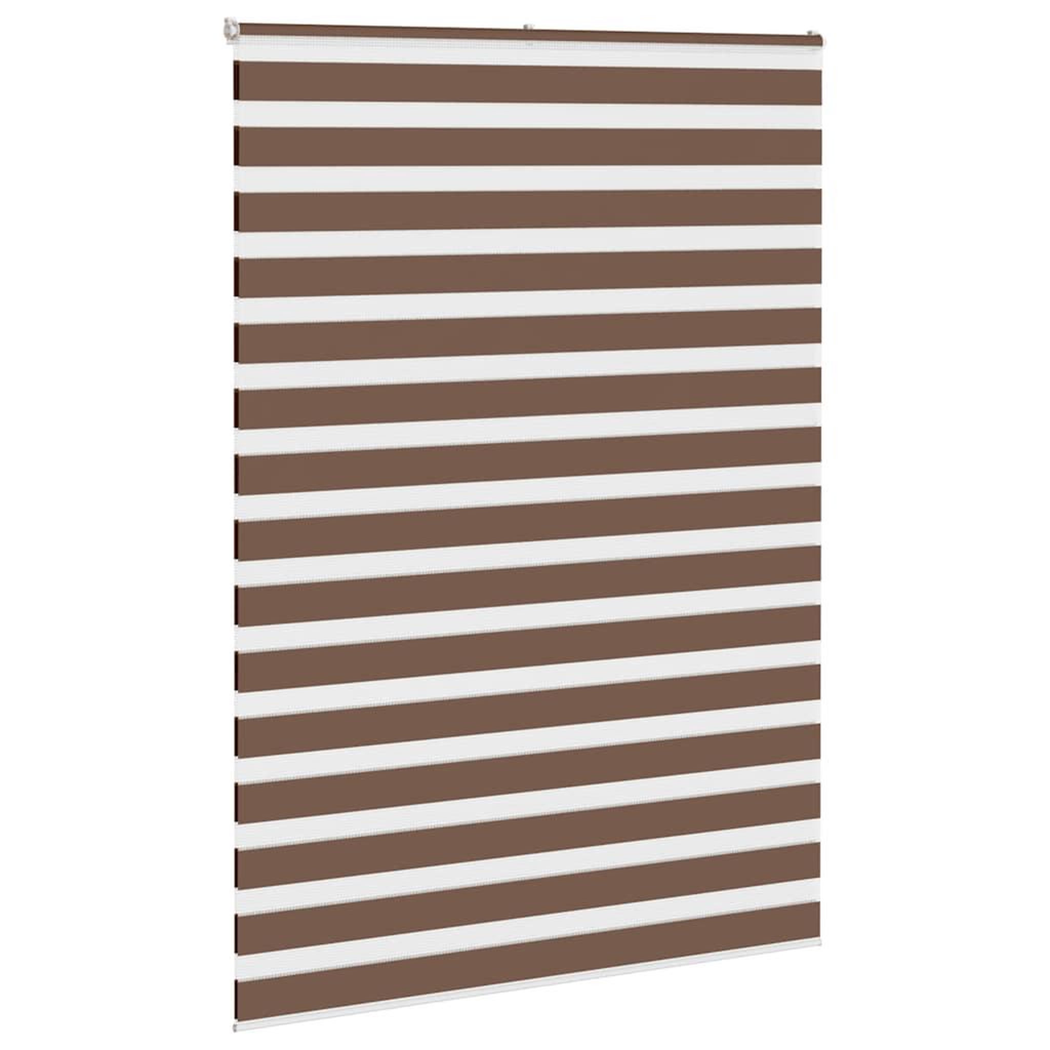 Voir la diapositive 3 : VIDAXL Store zebre marron 165x230cm largeur du tissu 160,9cm polyester
