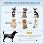 Voir la diapositive 4 : PAWHUT Niche pour chien - dim. 64L x 57l x 66H cm - PP bleu blanc
