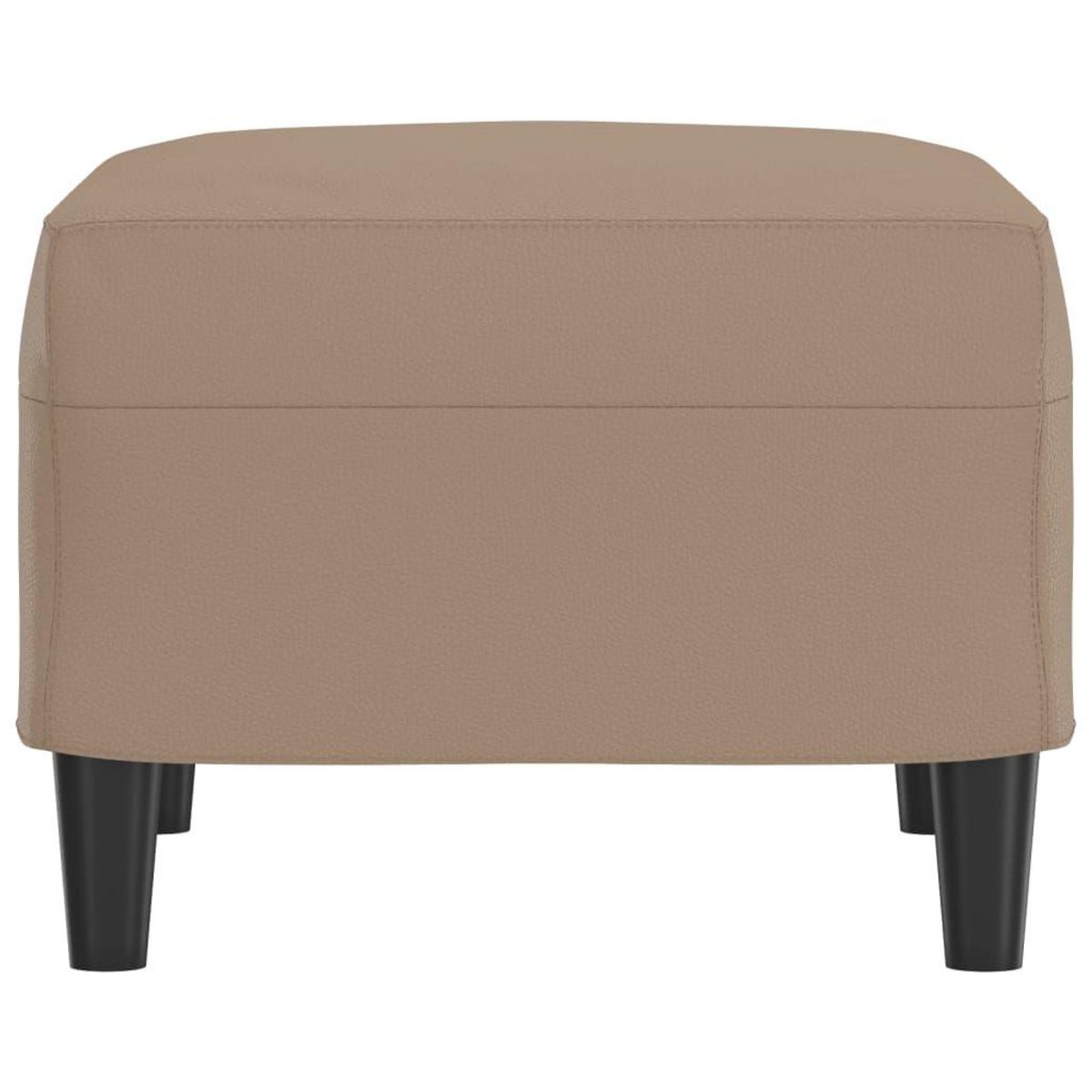 VIDAXL Repose-pied Cappuccino 60x50x41 cm Similicuir