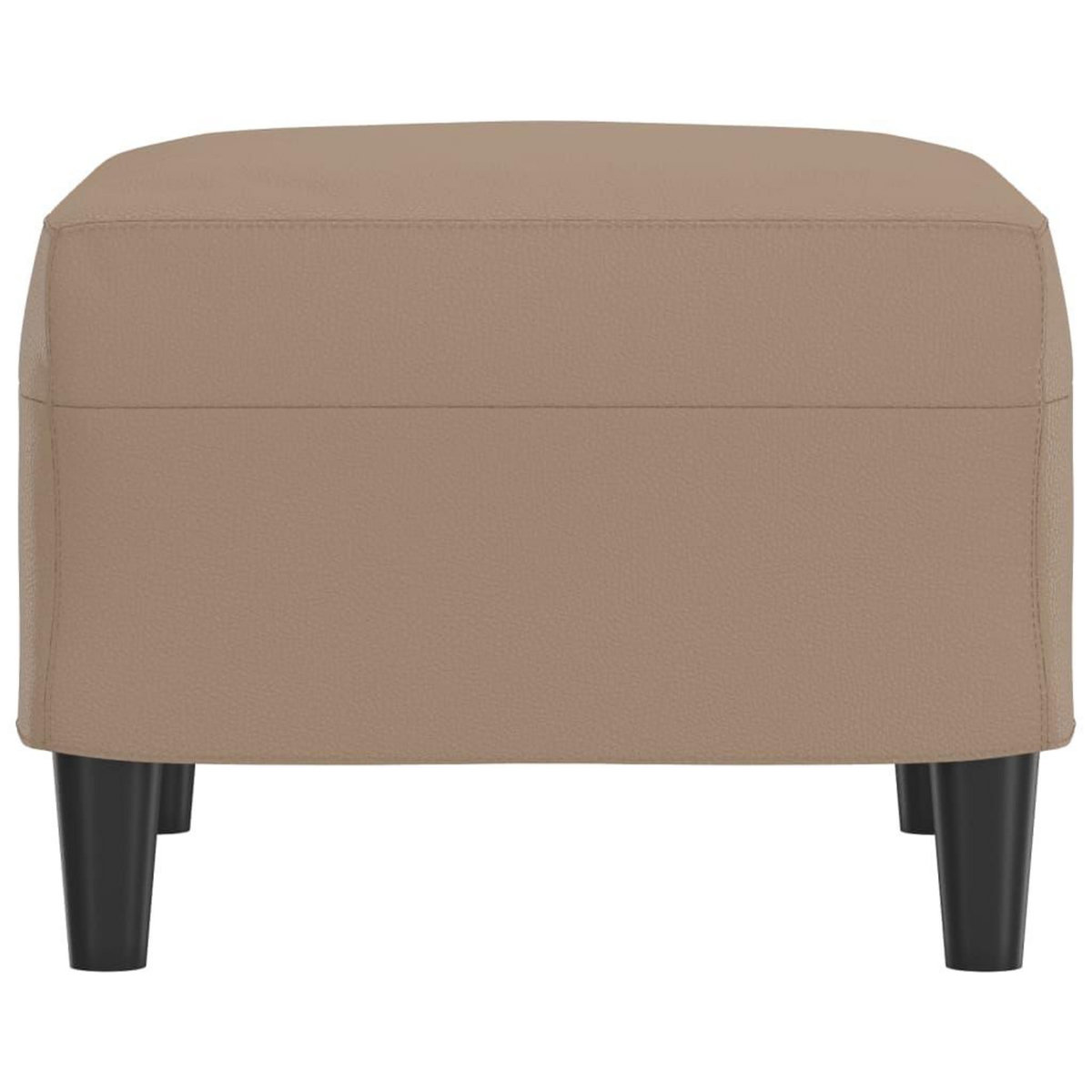 VIDAXL Repose-pied Cappuccino 60x50x41 cm Similicuir